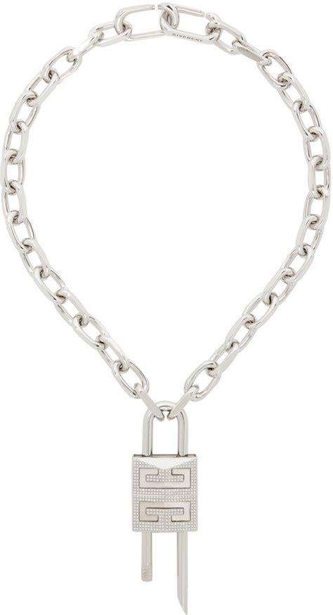 givenchy lock necklace